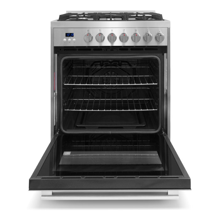Cosmo 30 in. 5.0 cu. ft. Single Oven Gas Range with 5 Burner Cooktop in